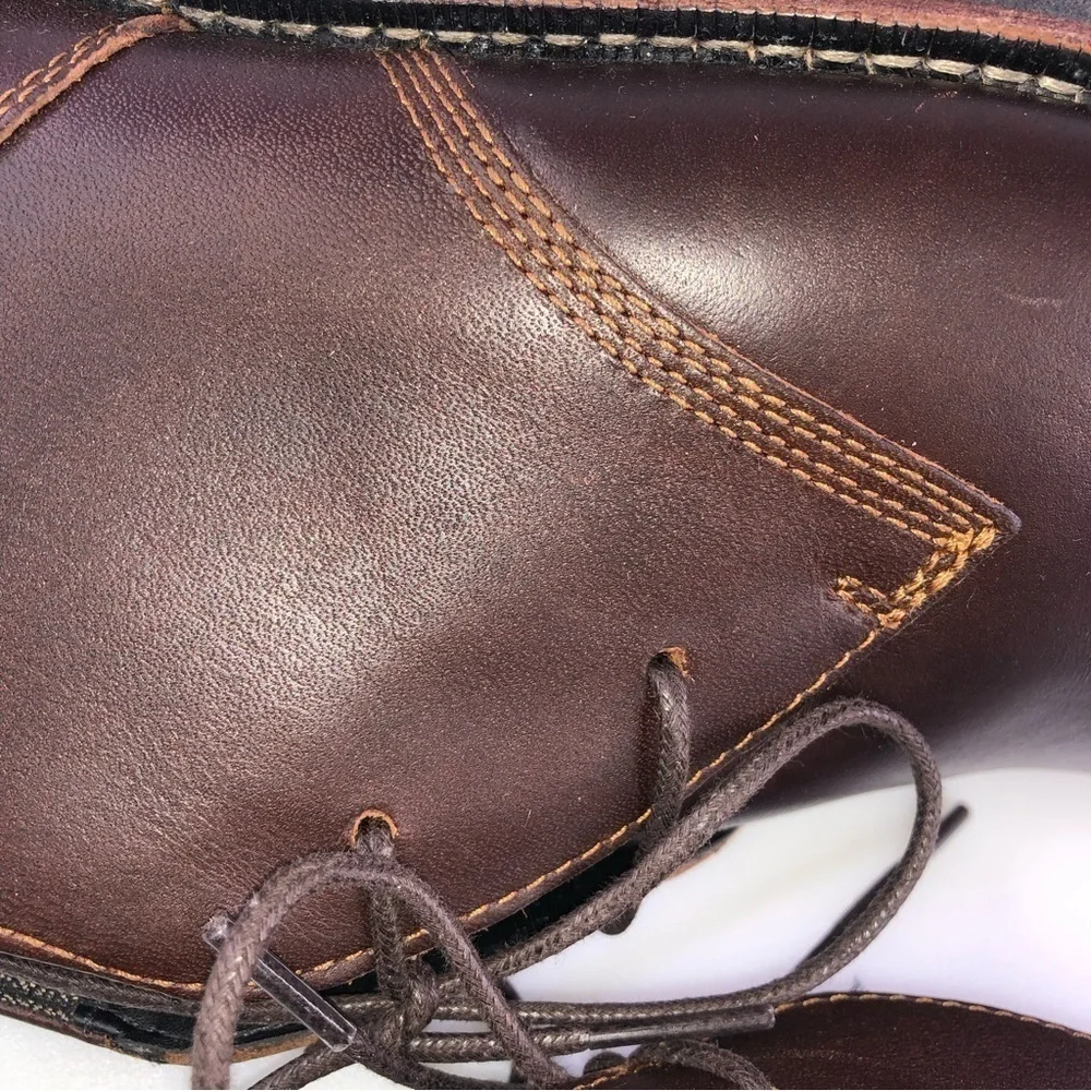TIMBERLAND Men’s Chukka Ankle Boots Sz 7 Richdale Leather Lace Up A1 TYN